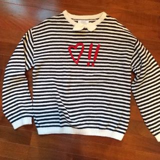 ザラキッズ(ZARA KIDS)のZARAKIDSボーダーニット 11～12歳(ニット)