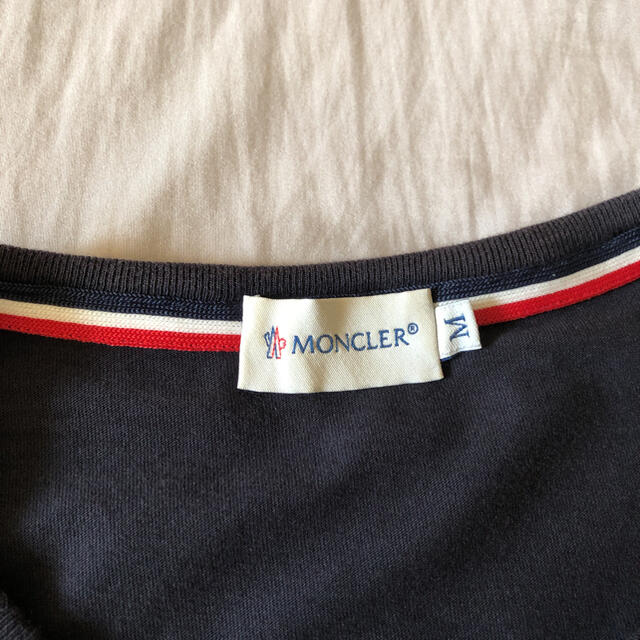 MONCLER(モンクレール)のMONCLER Tシャツ　ネイビー メンズのトップス(Tシャツ/カットソー(半袖/袖なし))の商品写真