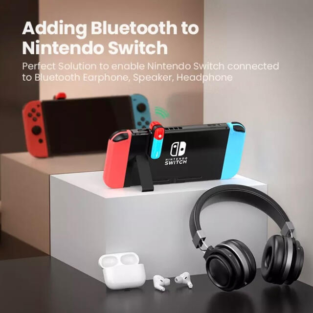 Switch Bluetoothトランスミッター 新品未開封 エンタメ/ホビーのゲームソフト/ゲーム機本体(その他)の商品写真