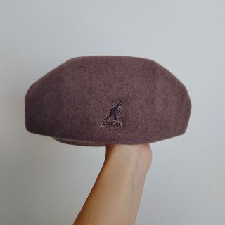 カンゴール(KANGOL)のKANGOL ベレー帽  ココア カンゴールハンチング カンゴール Mサイズ(ハンチング/ベレー帽)