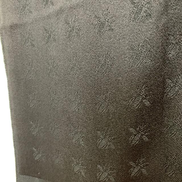 DIOR HOMME(ディオールオム)のディオール　マフラー　ブラック　ミツバチ柄　Dior メンズのファッション小物(マフラー)の商品写真