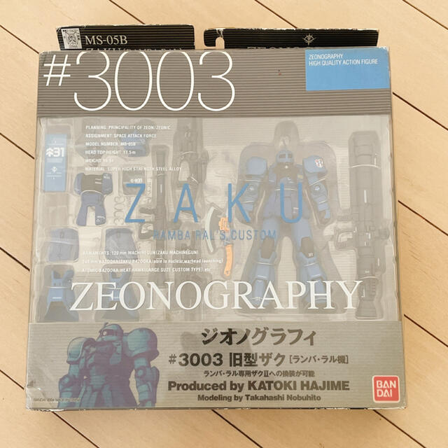 BANDAI(バンダイ)のジオノグラフィ　#3003 旧型ザク　ランバラル機 エンタメ/ホビーのおもちゃ/ぬいぐるみ(模型/プラモデル)の商品写真