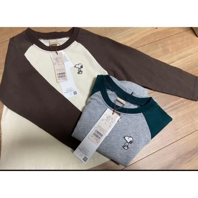 PEANUTS(ピーナッツ)の★新品タグ付★ スヌーピー 長袖 Tシャツ 110 キッズ/ベビー/マタニティのキッズ服男の子用(90cm~)(Tシャツ/カットソー)の商品写真