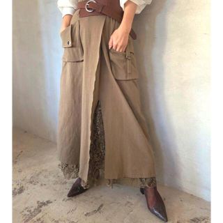 アメリヴィンテージ(Ameri VINTAGE)のAMERI WORK LAYERED SKIRT (ロングスカート)