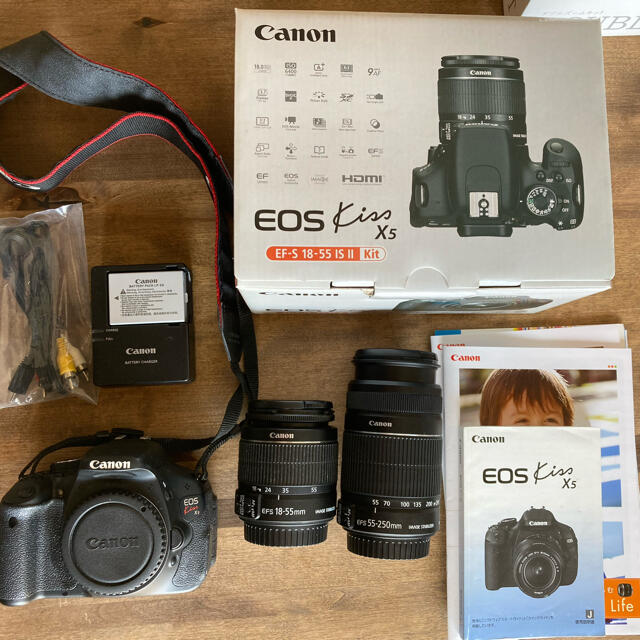 Canon EOS kiss x5 レンズキット❤️安心フルセット❤️速利用可能