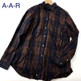 A-A-R ヨウジヤマモト チェック柄シャツ 長袖シャツ 2361(シャツ)