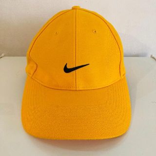 ナイキ(NIKE)の'90s〜'00s NIKE cup キャップ イエロー(キャップ)