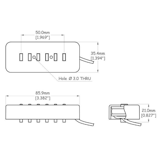 P-90 STAPLE ソープバー P-480 アルニコV SUGIZO 白-