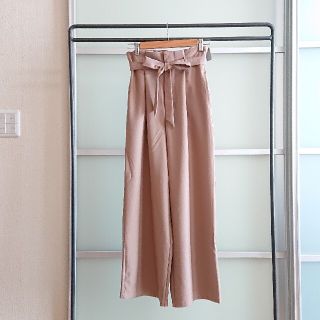 イッカ(ikka)の新品 ikka リボンワイドパンツ(カジュアルパンツ)