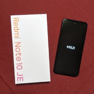 エーユー(au)のau Redmi Note 10 JE XIG02 SIMロック解除済(スマートフォン本体)