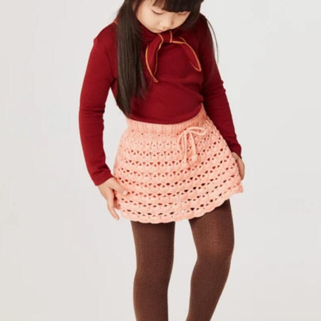 Caramel baby&child (キャラメルベビー&チャイルド)のMisha &  Puff  crochet skating skirt  キッズ/ベビー/マタニティのキッズ服女の子用(90cm~)(スカート)の商品写真