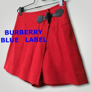 バーバリーブルーレーベル(BURBERRY BLUE LABEL)のBURBERRY バーバリー ブルーレーベル 巻きスカート風ショートパンツ 36(ショートパンツ)