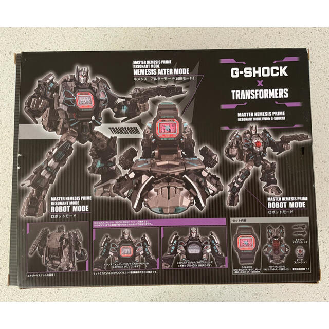 G-SHOCK(ジーショック)のG-SHOCK×TRANSFORMERS マスターネメシスプライム メンズの時計(腕時計(デジタル))の商品写真