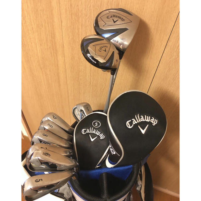 Callaway Golf(キャロウェイゴルフ)の【値下げ❗️】ゴルフクラブセット　メンズ　超人気初心者セット❗️ スポーツ/アウトドアのゴルフ(クラブ)の商品写真