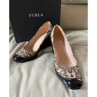 フルラ(Furla)のみぃ様専用　フルラ　ヒョウ柄パンプス　39(ハイヒール/パンプス)