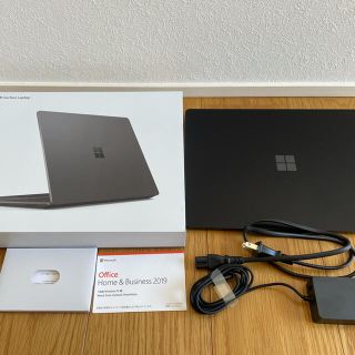 マイクロソフト(Microsoft)のSurface Laptop 3 13.5インチ ブラック office未使用(ノートPC)