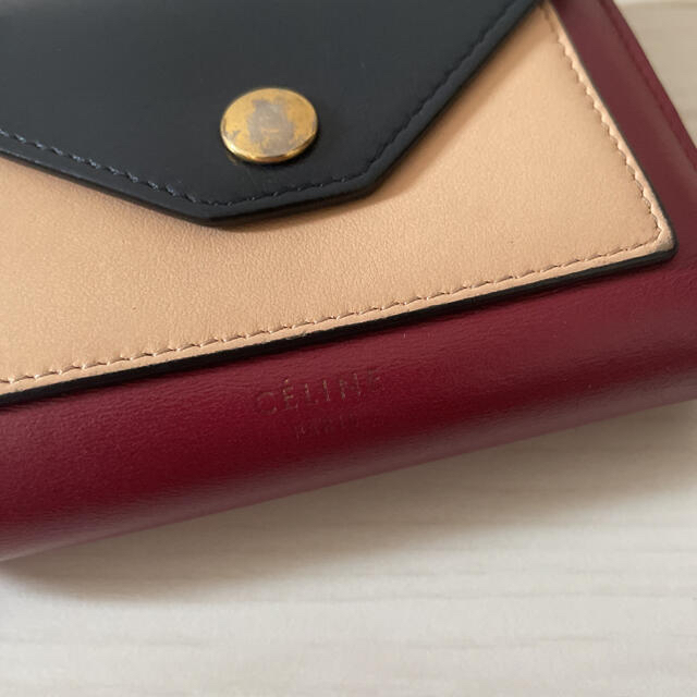 celine - 最終値下げ!廃盤 セリーヌ 二つ折り 財布 バイカラーの通販