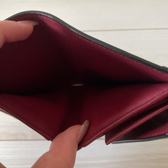 お値下げ【サマンサタバサ】二つ折り財布　インサイドバイカラー 折財布