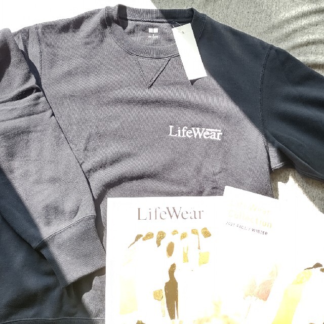 UNIQLO(ユニクロ)の【新品】ユニクロ 限定 スウェット👕 LifeWear メンズのトップス(Tシャツ/カットソー(七分/長袖))の商品写真