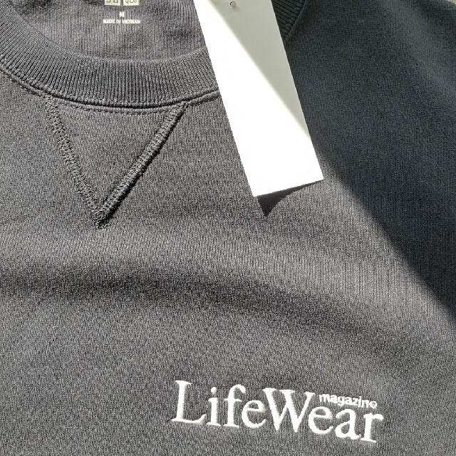 UNIQLO(ユニクロ)の【新品】ユニクロ 限定 スウェット👕 LifeWear メンズのトップス(Tシャツ/カットソー(七分/長袖))の商品写真