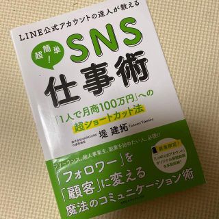 ＬＩＮＥ公式アカウントの達人が教える超簡単！ＳＮＳ仕事術 「１人で月商１００万円(ビジネス/経済)