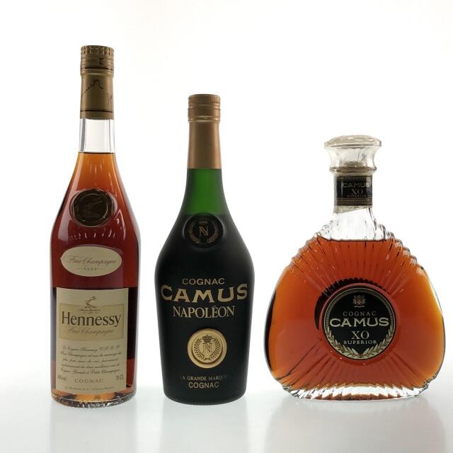 3本 Hennessy CAMUS コニャックのサムネイル