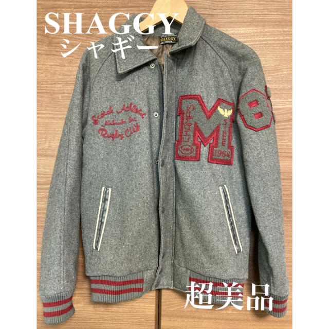 SHAGGY スタジャン チェーンステッチの通販 by ポッキー|ラクマ