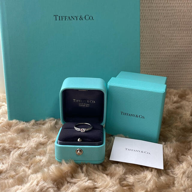 Tiffany ハーモニー Pt950 リング ハーフサークル ダイヤ - リング(指輪)