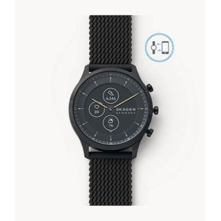 スカーゲン(SKAGEN)のSKAGEN「JORN HYBRID SMARTWATCH HR」ブラック(その他)