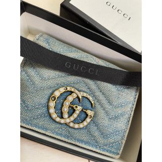 グッチ(Gucci)のGUCCI❤️GGモーマント　日本限定モデル　二つ折り財布(財布)