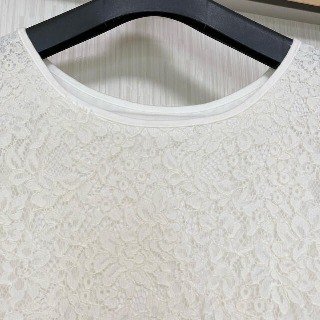 INED(イネド)のINED  総レースブラウス　レイヤード レディースのトップス(シャツ/ブラウス(半袖/袖なし))の商品写真