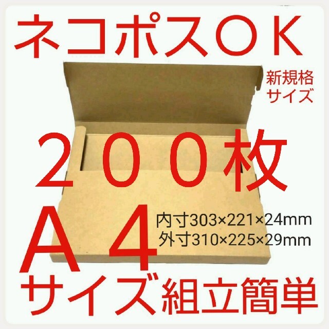 ピアス特別価格  ネコポス最大サイズ小箱  国内生産ダンボール