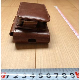 本革ケース/栃木レザー　iQOS用　岐阜飛騨ジビエ製品　ダークブラウン