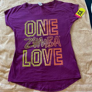 ズンバ(Zumba)の【新品・未使用品】ZUMBA®︎ウェア　明る目のパープル　Sサイズ(ダンス/バレエ)