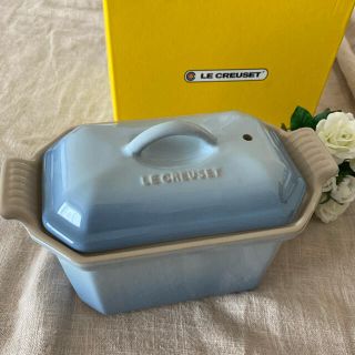 ルクルーゼ(LE CREUSET)のルクルーゼ ヘリテッジ テリーヌ 0.6L 耐熱容器 コースタルブルー(容器)