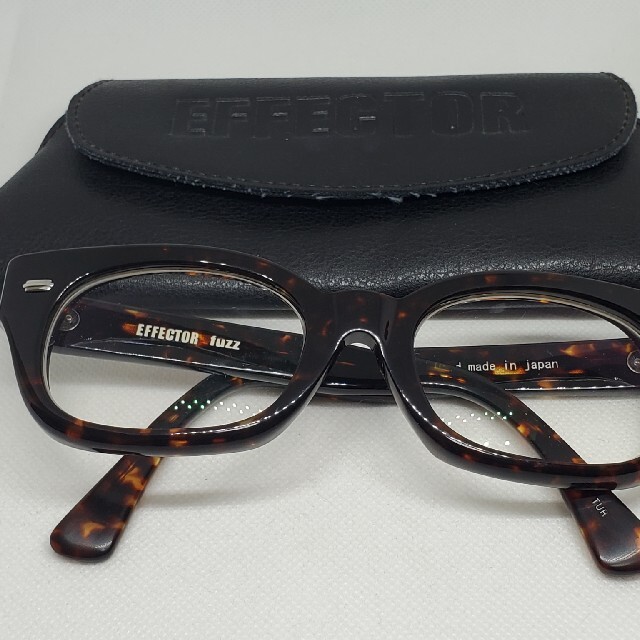 EFFECTOR(エフェクター)のEFFECTOR眼鏡 エフェクターメガネ FUZZ　ファズ 鼈甲Tor ケース  メンズのファッション小物(サングラス/メガネ)の商品写真
