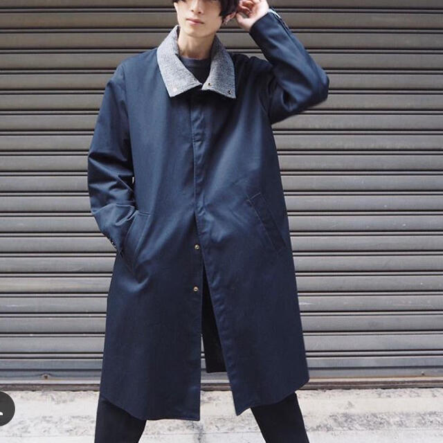 kolor(カラー)のMISTER GENTLEMAN DOUBLE COLLLAR COAT メンズのジャケット/アウター(ステンカラーコート)の商品写真