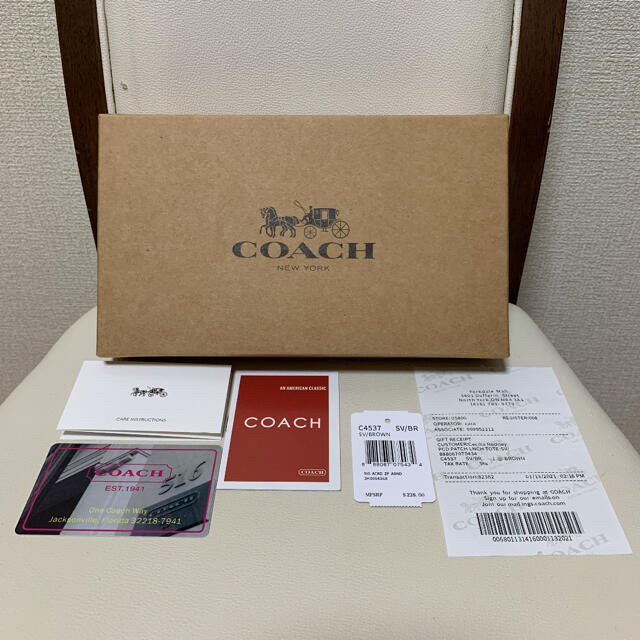 COACH(コーチ)の新品、未使用　COACH 新作　レインボーシグネチャー長財布 レディースのファッション小物(財布)の商品写真