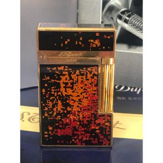 デュポン(DuPont)のデュポンライターライン2.希少レア柄。純正漆。(タバコグッズ)