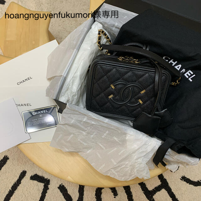 CHANEL バニティバック ミニ 黒 - www.sorbillomenu.com