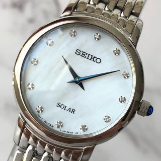 SEIKO - 【新品】ダイヤ12石☆セイコー☆ソーラー☆SEIKO 腕時計 ...