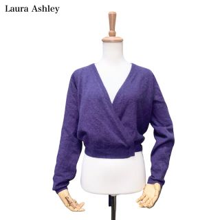 ローラアシュレイ(LAURA ASHLEY)の【Laura  Ashley】カシュクールニットカーディガン　ローラアシュレイ(カーディガン)