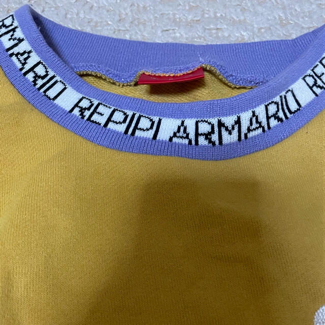 repipi armario(レピピアルマリオ)のレピピアルマリオ トレーナー 黄色 レディースのトップス(トレーナー/スウェット)の商品写真