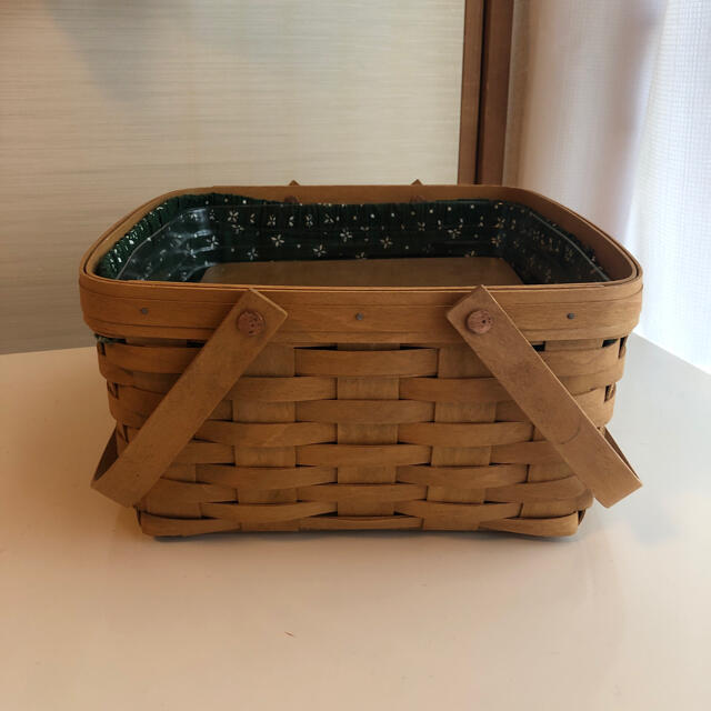 ロンガバーガー　バスケット　Longaberger basket インテリア/住まい/日用品のインテリア小物(バスケット/かご)の商品写真