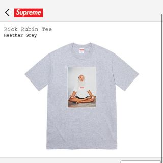 シュプリーム(Supreme)のSupreme Rick Rubin Tee XXL Heather Grey(Tシャツ/カットソー(半袖/袖なし))