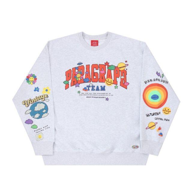 パラグラフ★SMILE HAPPY SWEATSHIRT★ユニセックス