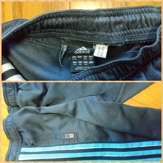 adidas(アディダス)のadidas 紺 ハーフパンツ 140cm キッズ/ベビー/マタニティのキッズ服男の子用(90cm~)(パンツ/スパッツ)の商品写真