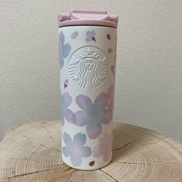 Starbucks Coffee(スターバックスコーヒー)のスターバックス　Starbucks サクラステンレスボトル　ホワイトブレス インテリア/住まい/日用品のキッチン/食器(タンブラー)の商品写真