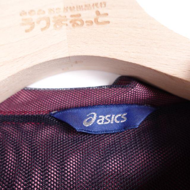 asics(アシックス)のAsics　ウィンドブレーカー　レディース　レッド レディースのジャケット/アウター(ナイロンジャケット)の商品写真