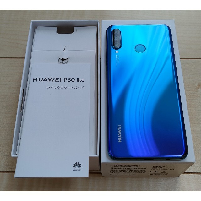 スマートフォン本体HUAWEI P30 lite SIMフリー ピーコックブルー 64GB 4GB